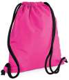 BG110 NEW Icon Drawstring Backpack Fuchsia / Black colour image